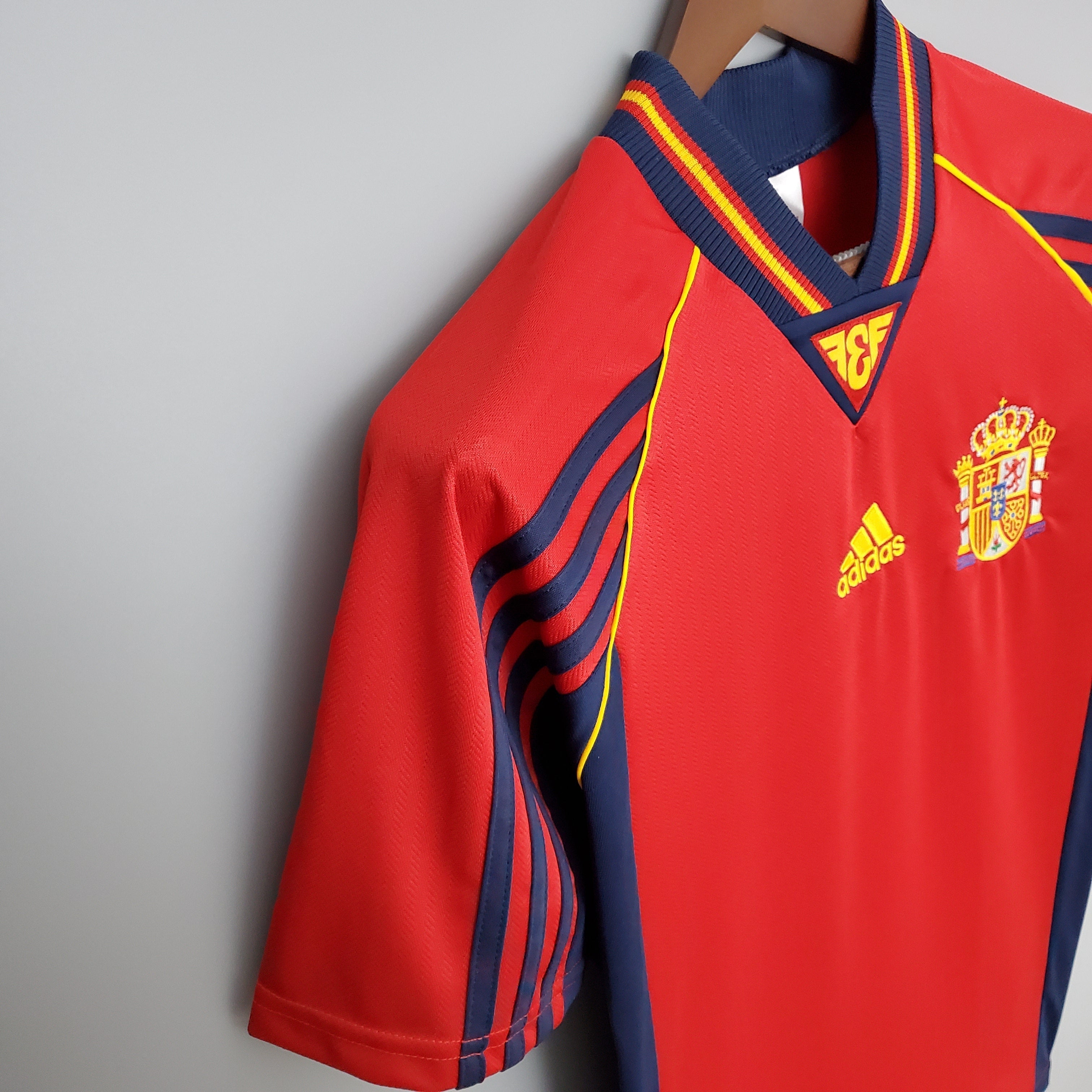 Spain 1998 Home Retro Jersey