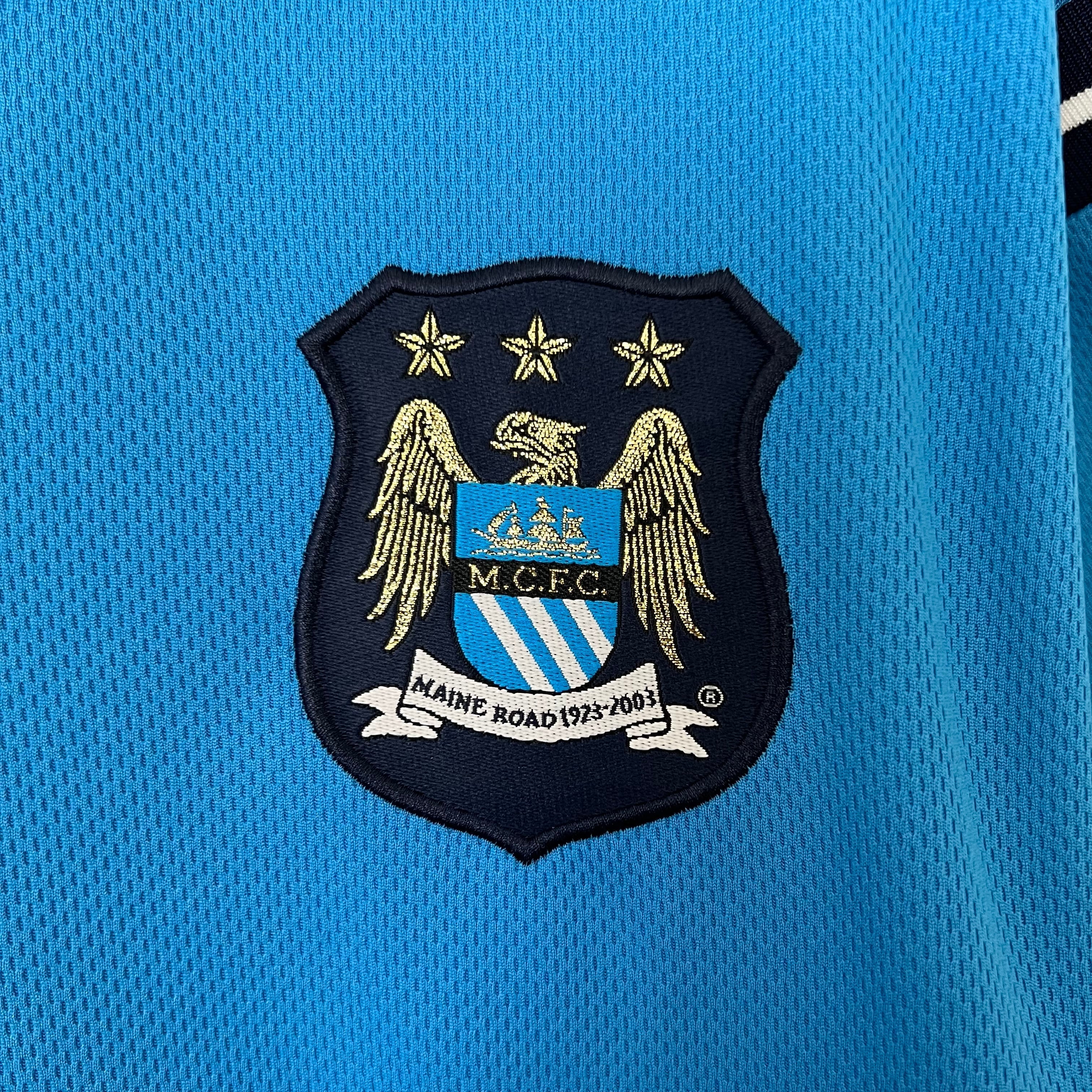 Manchester City 2001 - 2002 Home Jersey