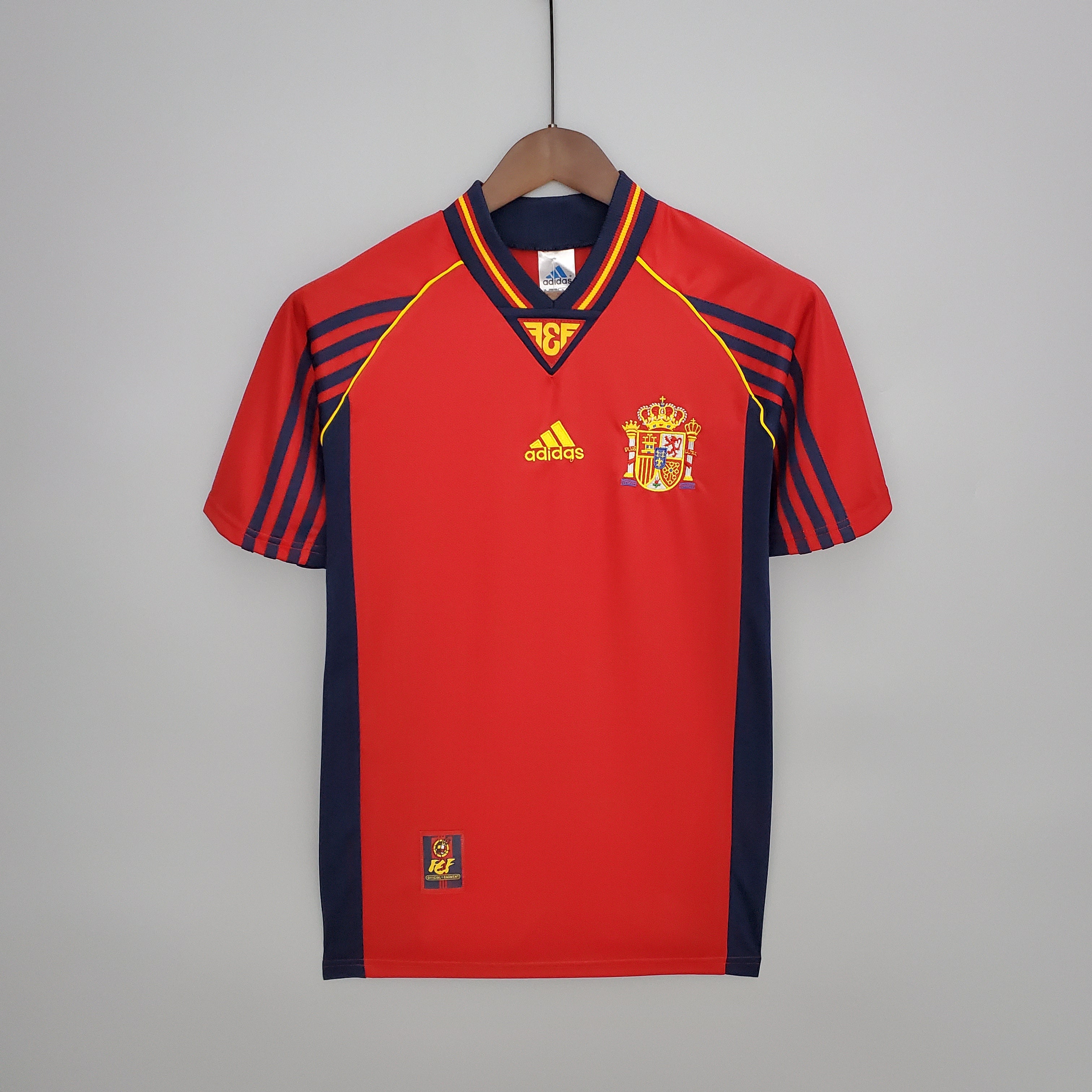 Spain 1998 Home Retro Jersey