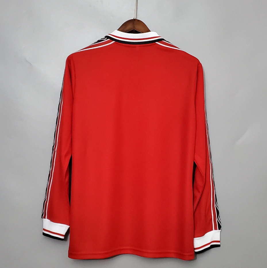 Manchester United 1998 - 1999 Home Jersey Long Sleeved