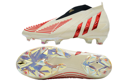 Predator Edge FG - White/Vivid/Red Gold - Cleats &amp; Boots