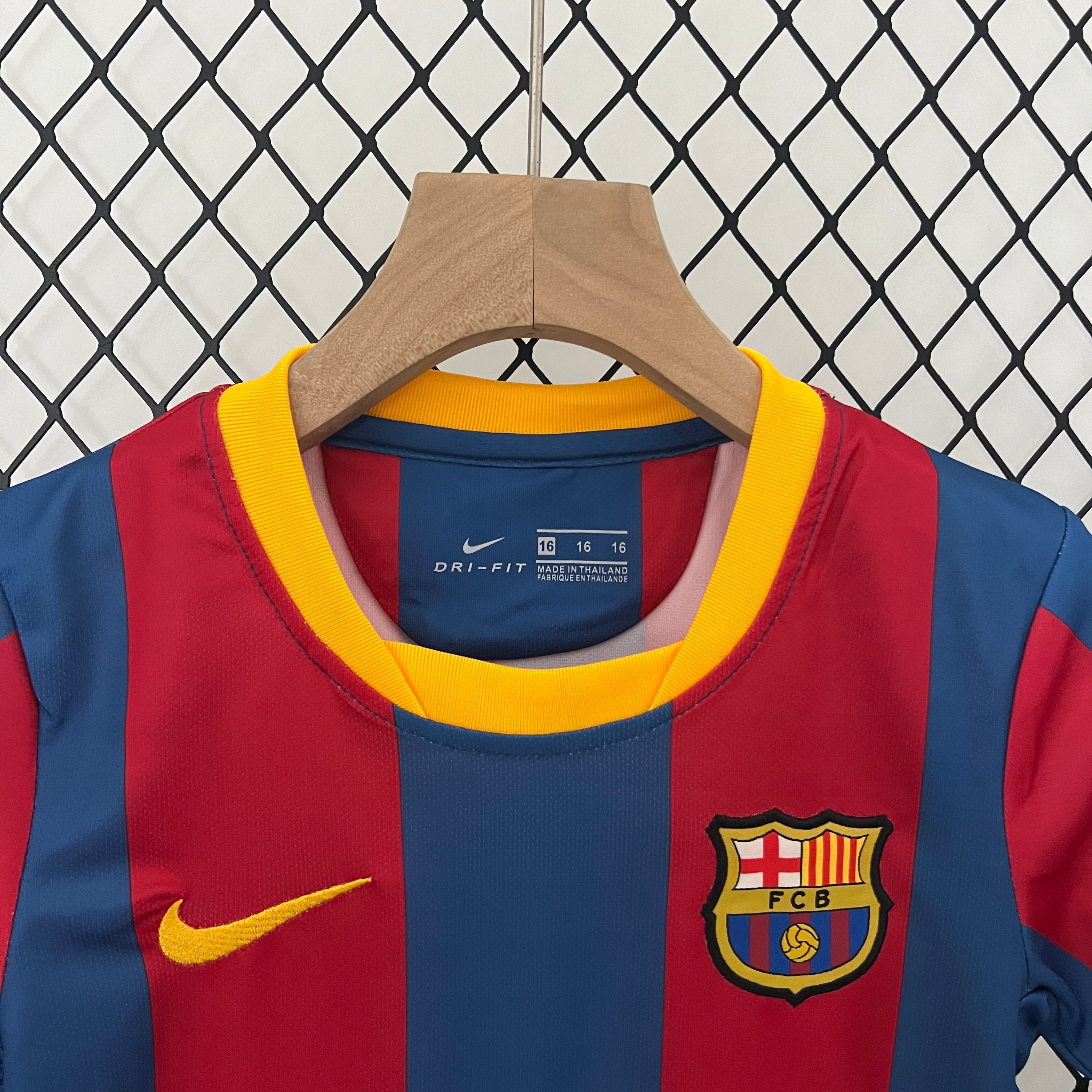 BARCELONA 2010 - 2011 HOME JERSEY FOR CHILDREN