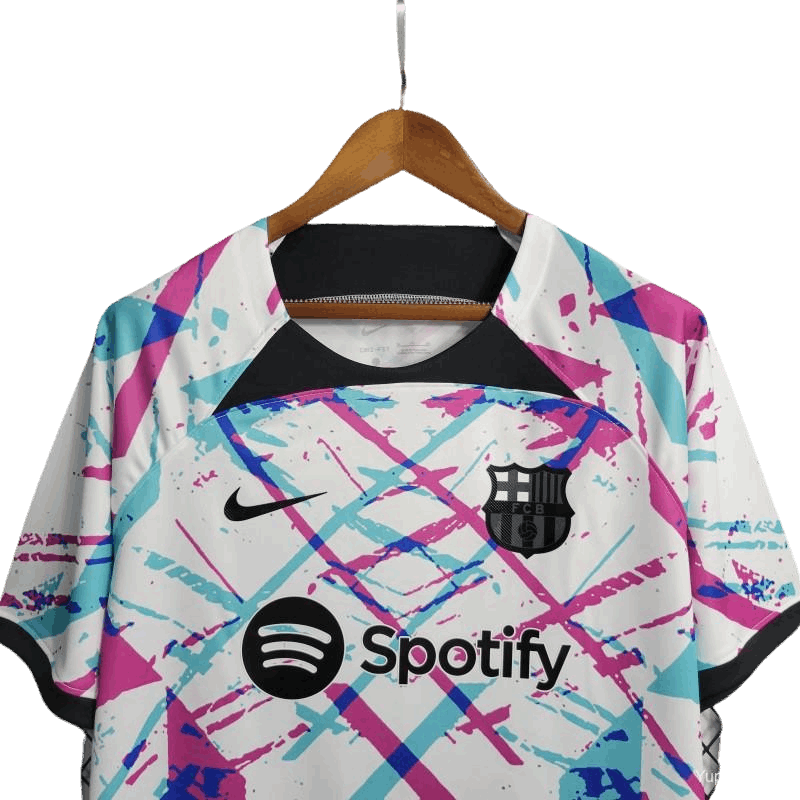 23/24 Barcelona White training Spotify kit  - Fan version