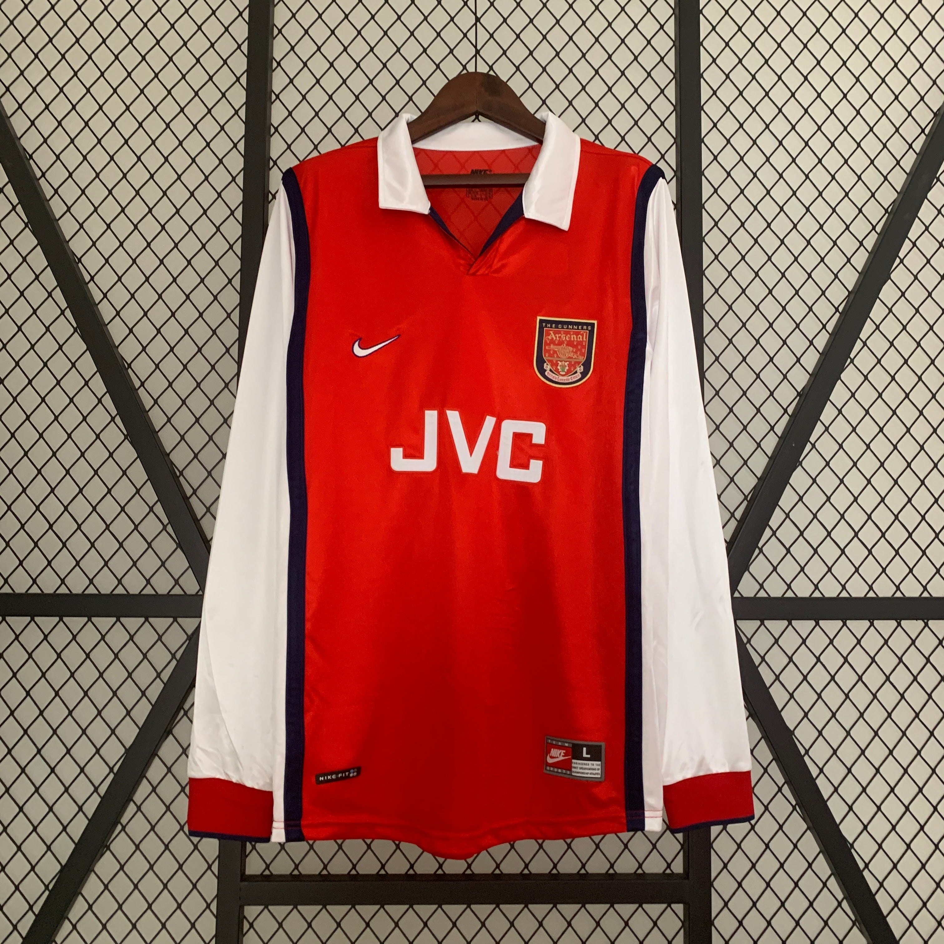 ARSENAL 1998 - 1999 HOME JERSEY LONG SLEEVED