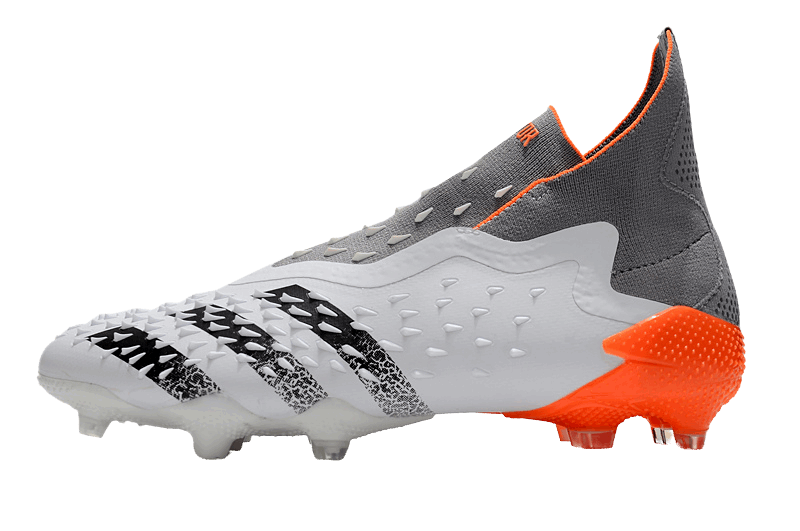 Predator Freak+ Whitespark FG - White Dark Metallic Silver Red - Cleats &amp; Boots