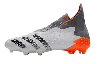 Predator Freak+ Whitespark FG - White Dark Metallic Silver Red - Cleats &amp; Boots