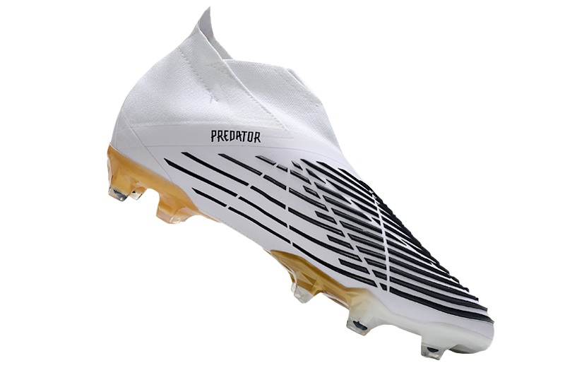 Predator Edge+ FG Al Hilm - White/Black/Metallic Gold - Cleats &amp; Boots