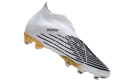 Predator Edge+ FG Al Hilm - White/Black/Metallic Gold - Cleats &amp; Boots