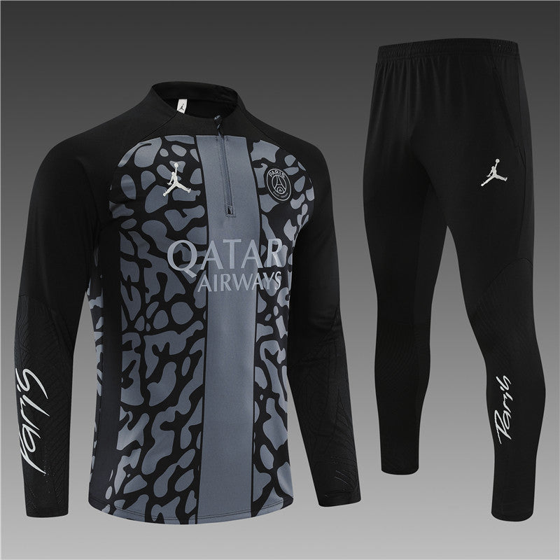 PSG Tracksuit - Black/Grey