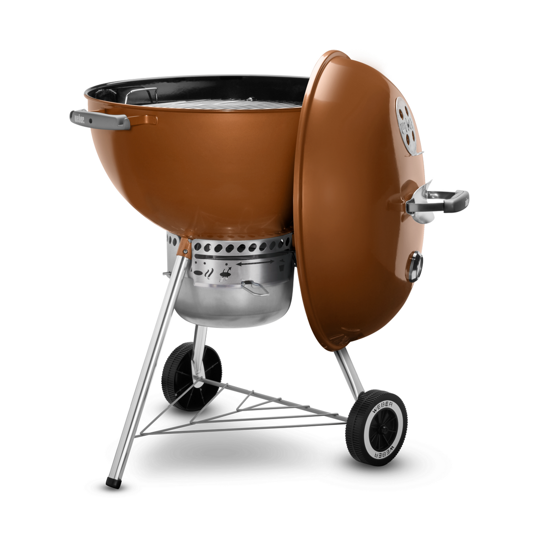 Weber Original 22&quot; Kettle Premium Charcoal Grill - Copper