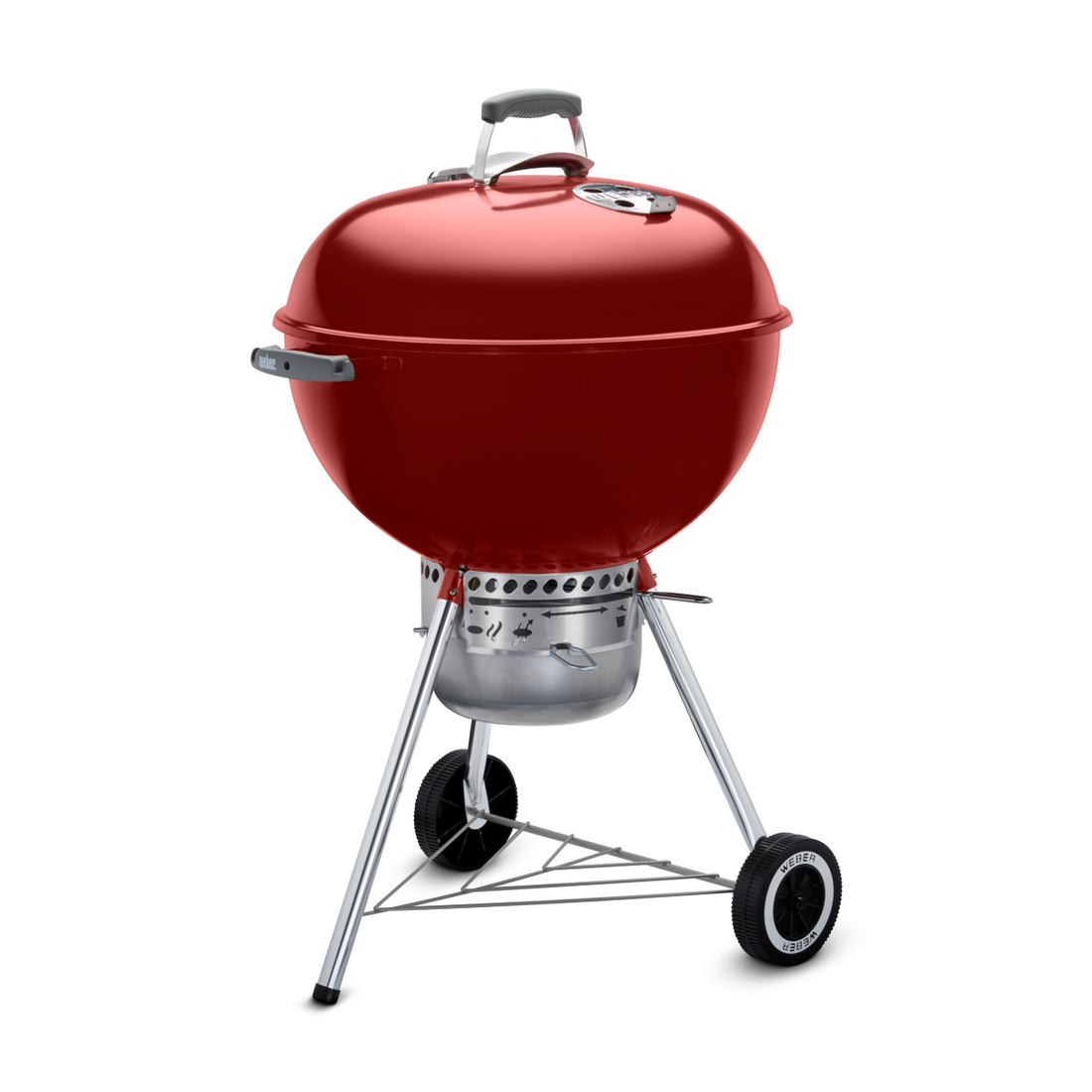 Weber Original 22&quot; Kettle Premium Charcoal Grill - Crimson - Crimsion