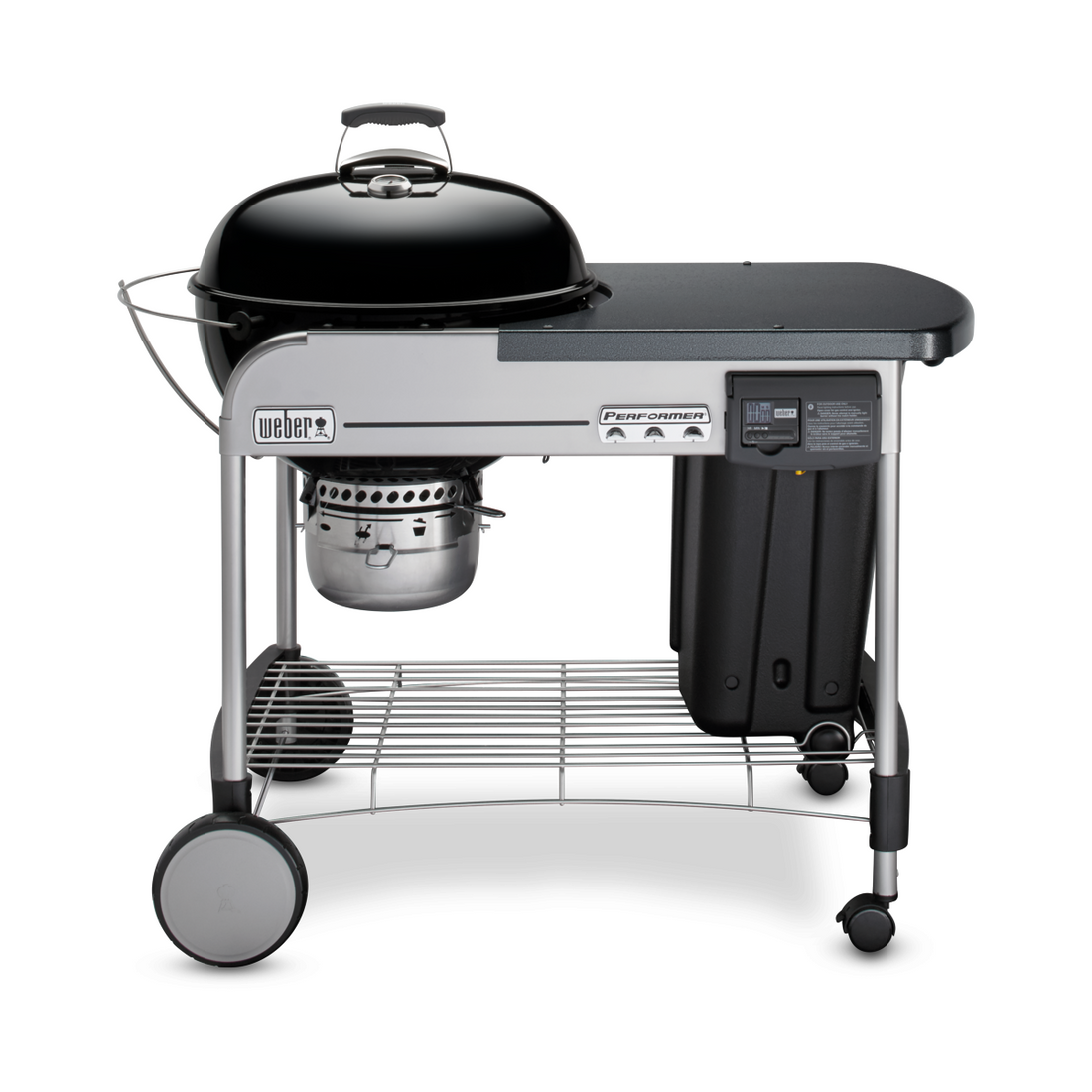 Weber Performer Deluxe Charcoal Grill - Black - Black