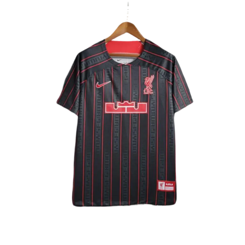 23/24 Liverpool x Lebron Black Jersey Fan Version