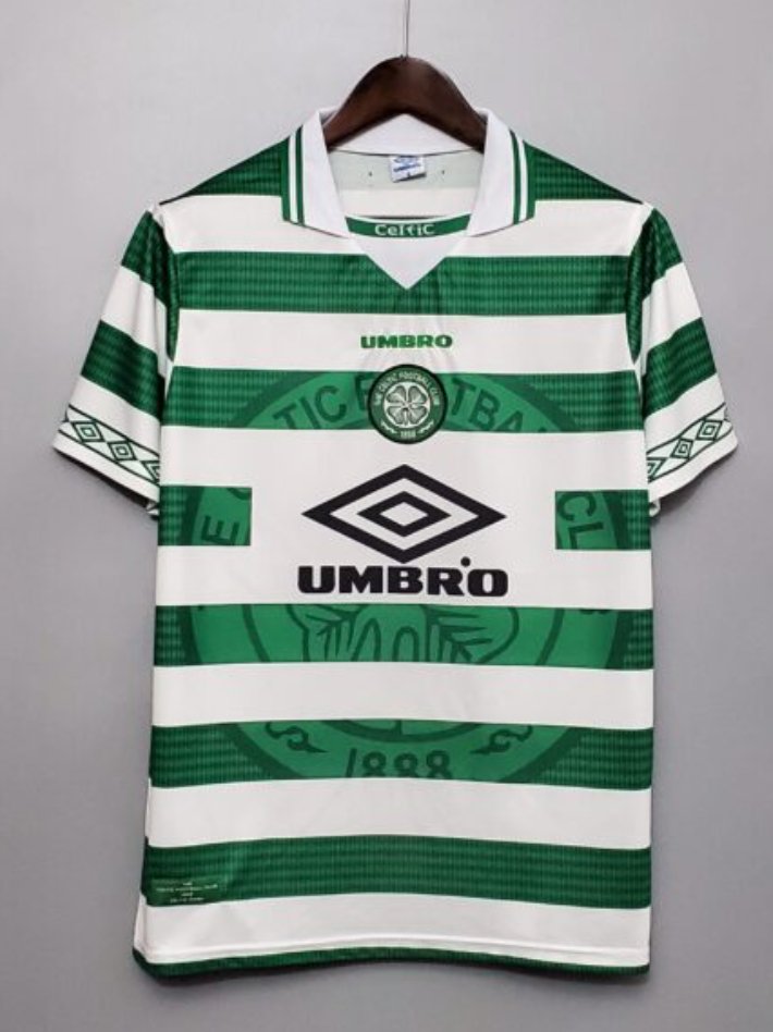 1997-1999 Glasgow Celtic home retro kit