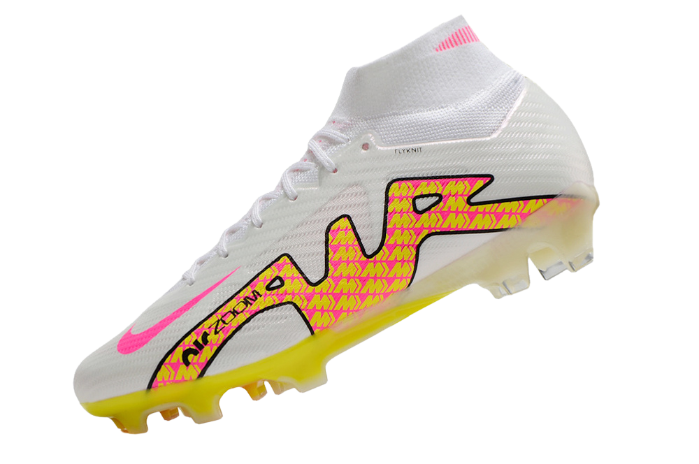 Cleats Air Zoom Mercurial Vapor 15 Elite FG - White/Pink/Red