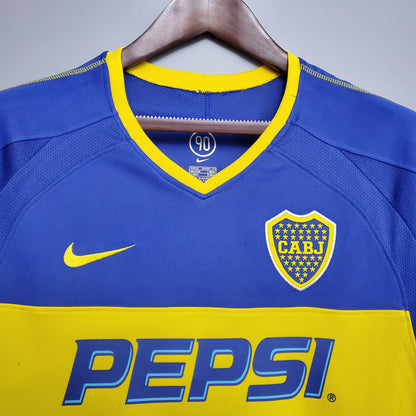 BOCA JUNIORS 2003 - 2004 HOME JERSEY