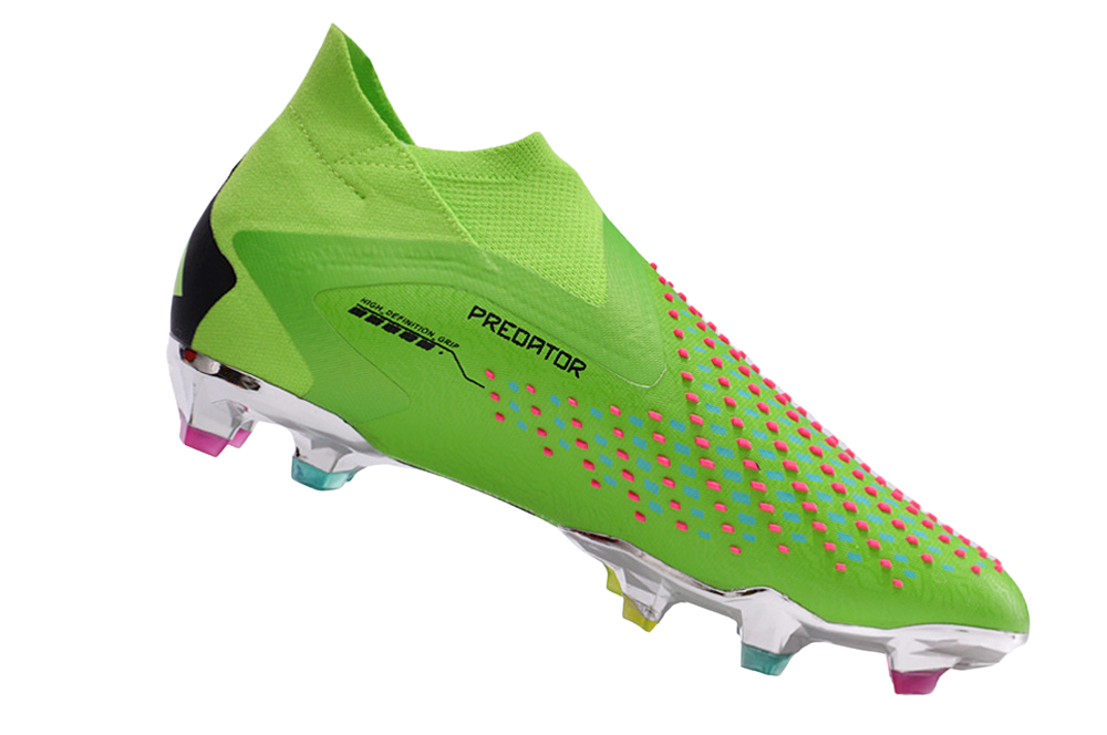 Predator Accuracy+ FG Firm Ground Soccer Cleats - Green/Blue/Black