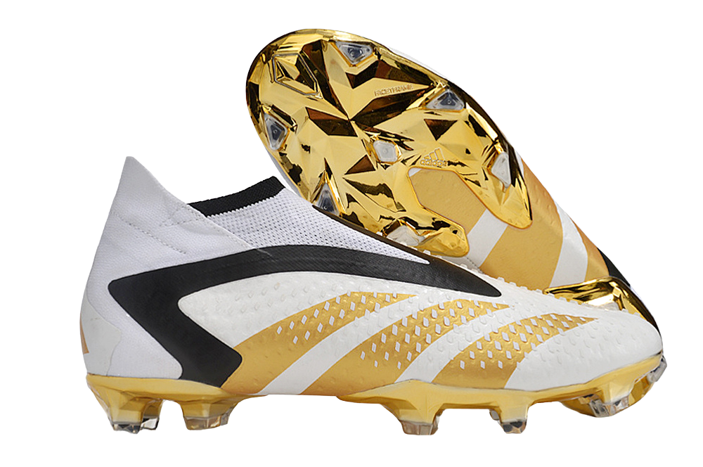 Predator Accuracy+ FG x Jude Bellingham - White/Gold/Black - Cleats &amp; Boots