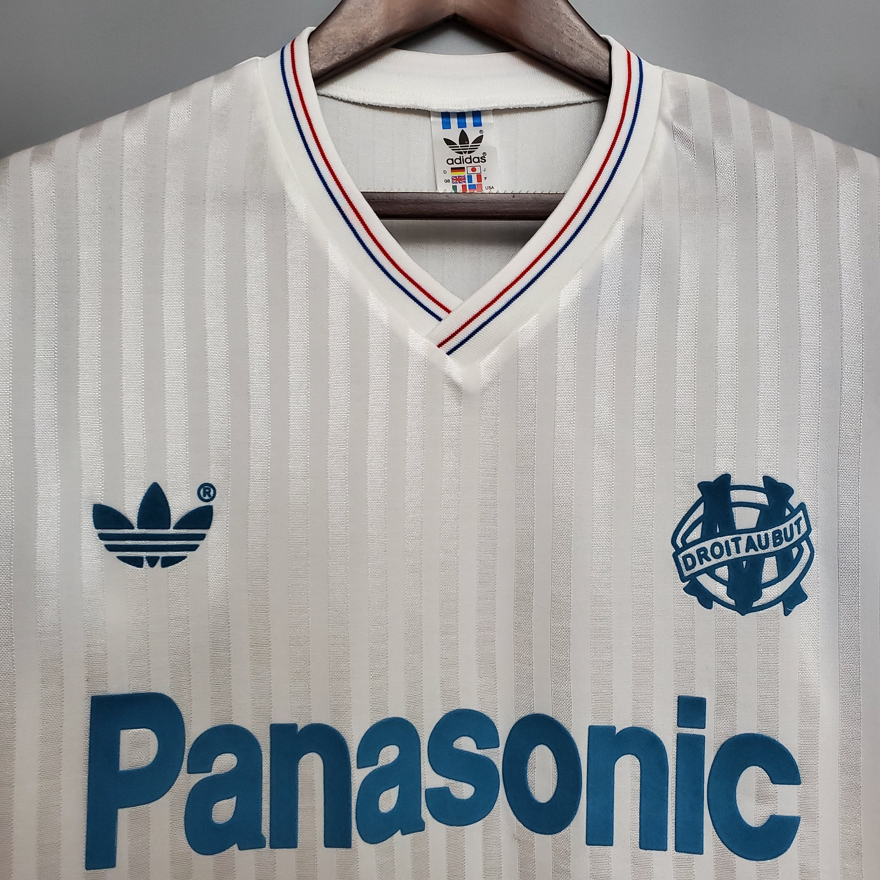 Olympique De Marseille 1990 - 1991 Home Retro Jersey