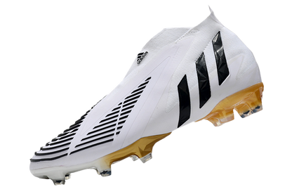 Predator Edge+ FG Al Hilm - White/Black/Metallic Gold - Cleats &amp; Boots