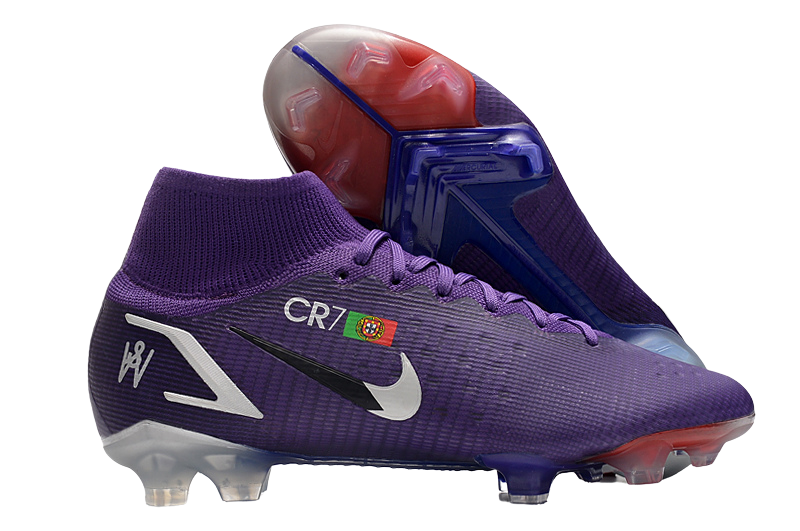 Cleats Mercurial Superfly 8 Elite FG Ronaldo CR7 Purple | Goatkits Store