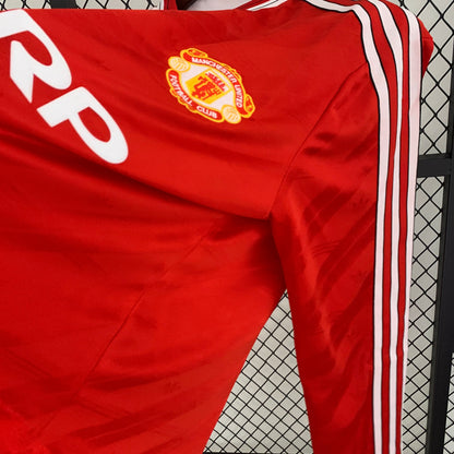 MANCHESTER UNITED 1982 - 1984 HOME JERSEY LONG SLEEVED