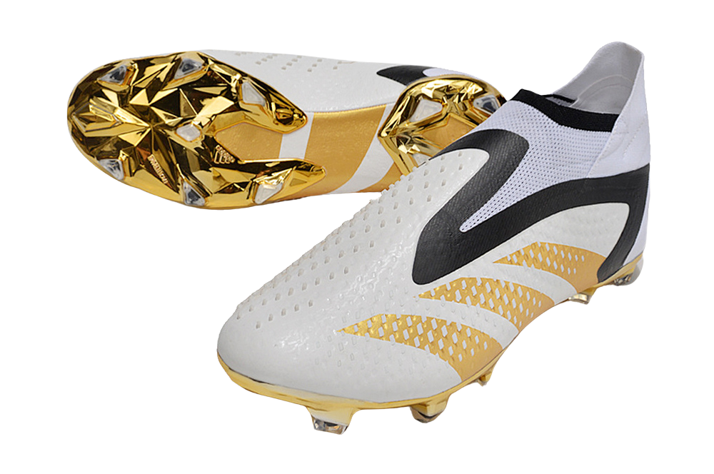 Predator Accuracy+ FG x Jude Bellingham - White/Gold/Black - Cleats &amp; Boots