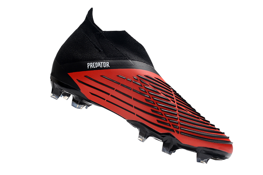 Predator Edge FG - Black/White/Red - Cleats &amp; Boots