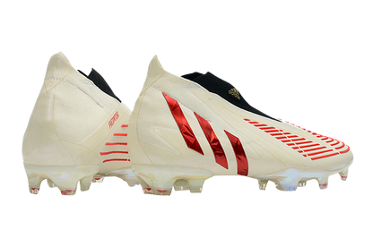 Predator Edge FG - White/Vivid/Red Gold - Cleats &amp; Boots