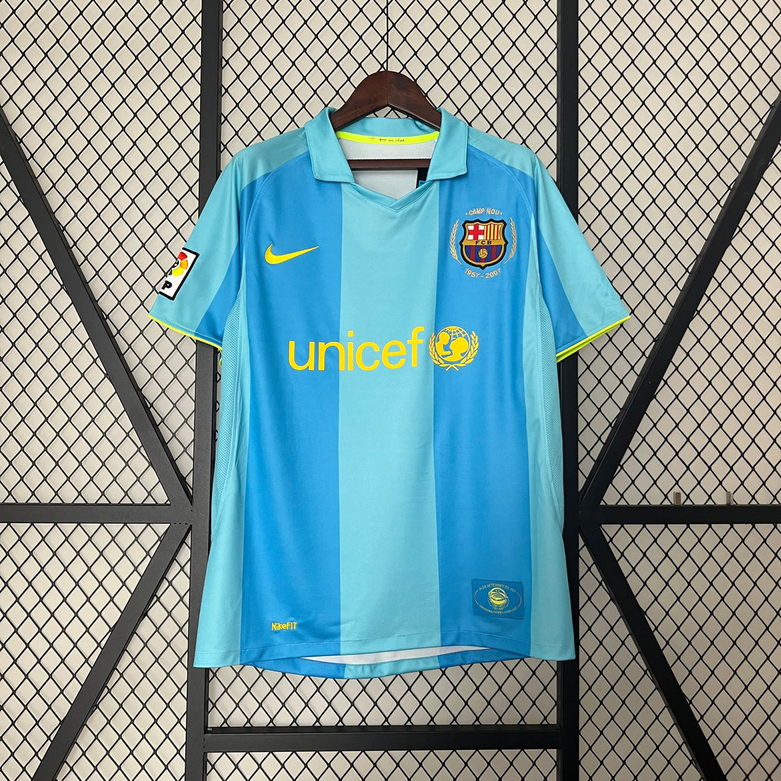 BARCELONA 2007 - 2008 AWAY JERSEY