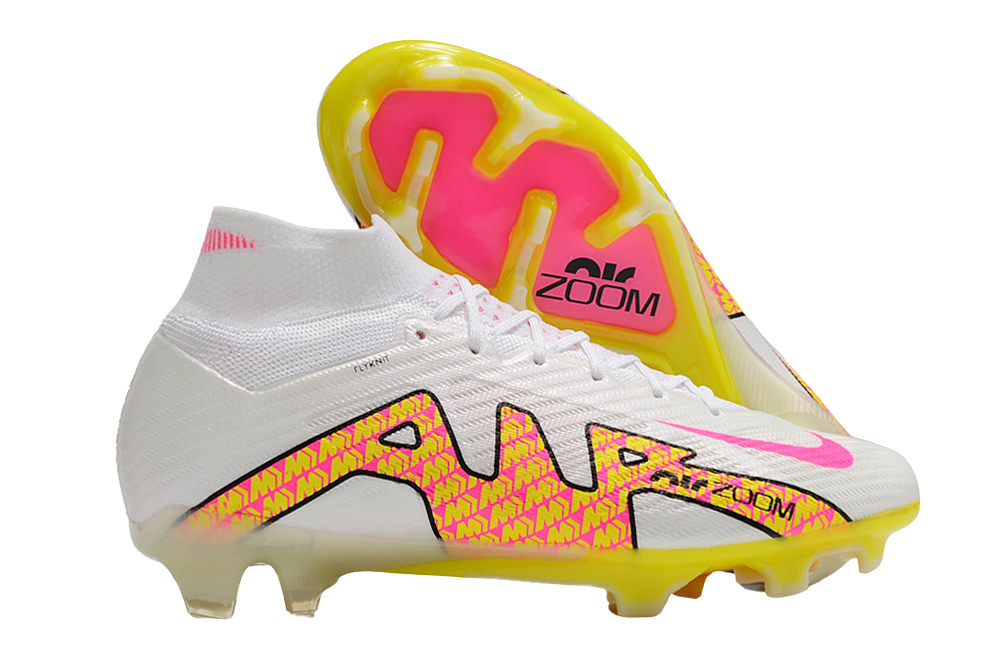 Cleats Air Zoom Mercurial Vapor 15 Elite FG - White/Pink/Red