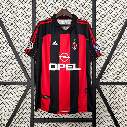 AC MILAN 2000 - 2001 HOME JERSEY