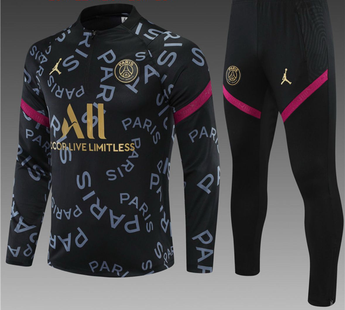 PSG Tracksuit - Black 21/22