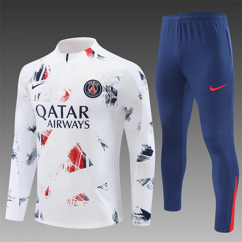 PSG Tracksuit - White Mix