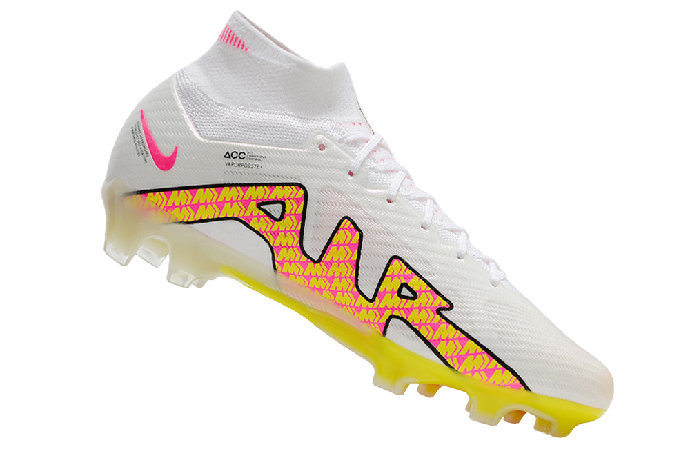 Cleats Air Zoom Mercurial Vapor 15 Elite FG - White/Pink/Red