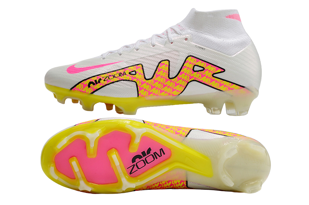 Cleats Air Zoom Mercurial Vapor 15 Elite FG - White/Pink/Red