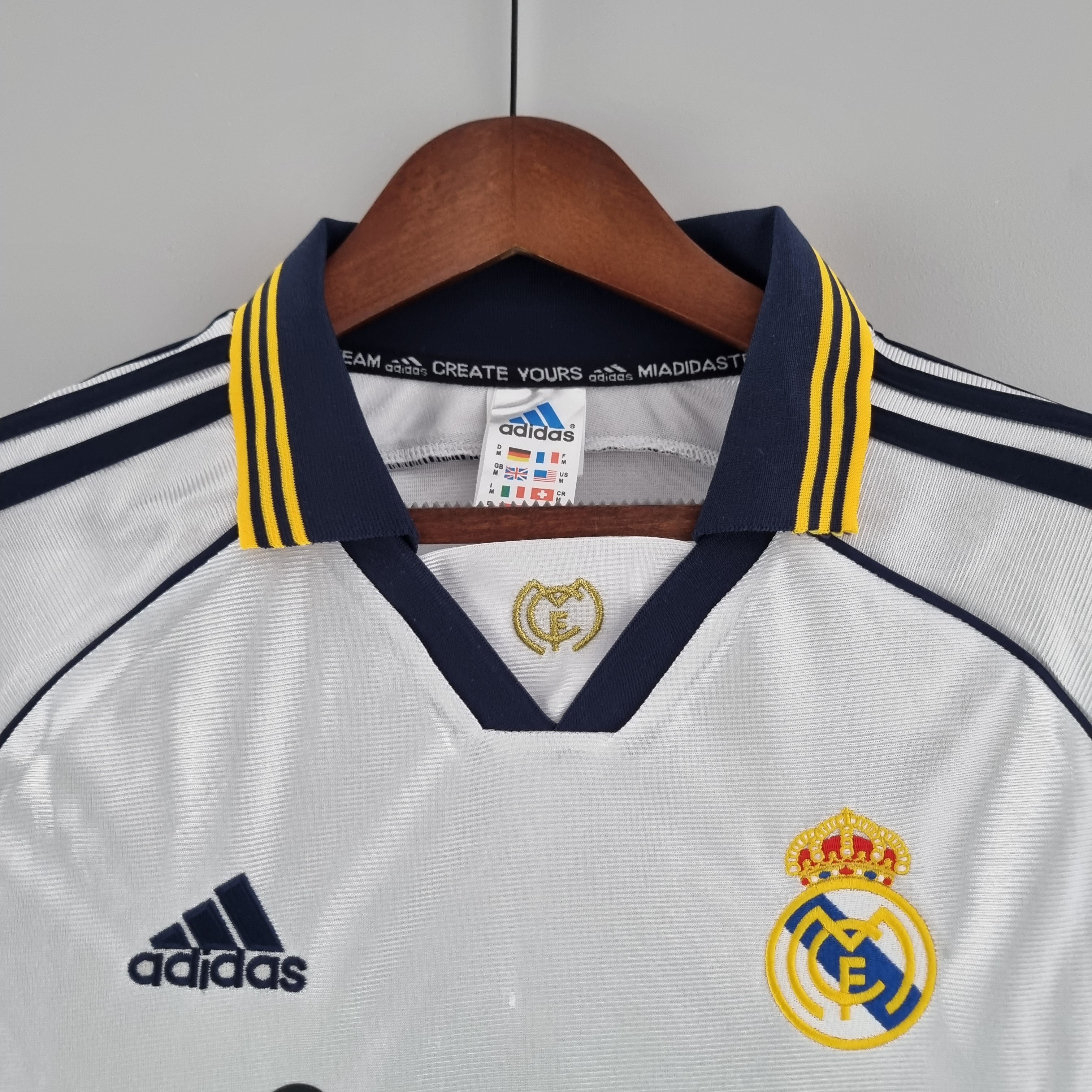 REAL MADRID 2000 - 2001 HOME JERSEY