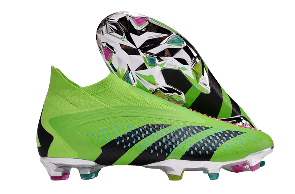 Predator Accuracy+ FG Firm Ground Soccer Cleats - Green/Blue/Black