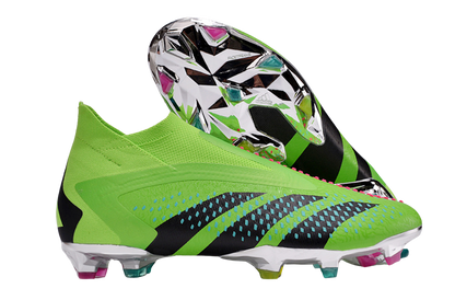 Predator Accuracy+ FG Firm Ground Soccer Cleats - Green/Blue/Black