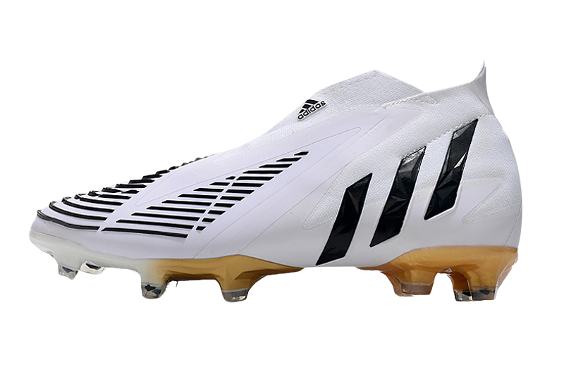 Predator Edge+ FG Al Hilm - White/Black/Metallic Gold - Cleats &amp; Boots