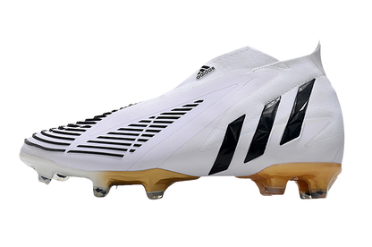 Predator Edge+ FG Al Hilm - White/Black/Metallic Gold - Cleats &amp; Boots