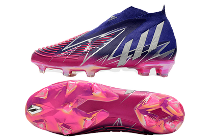 Predator Edge FG Champions Code - Purple/Silver Metallic/Pink - Cleats &amp; Boots