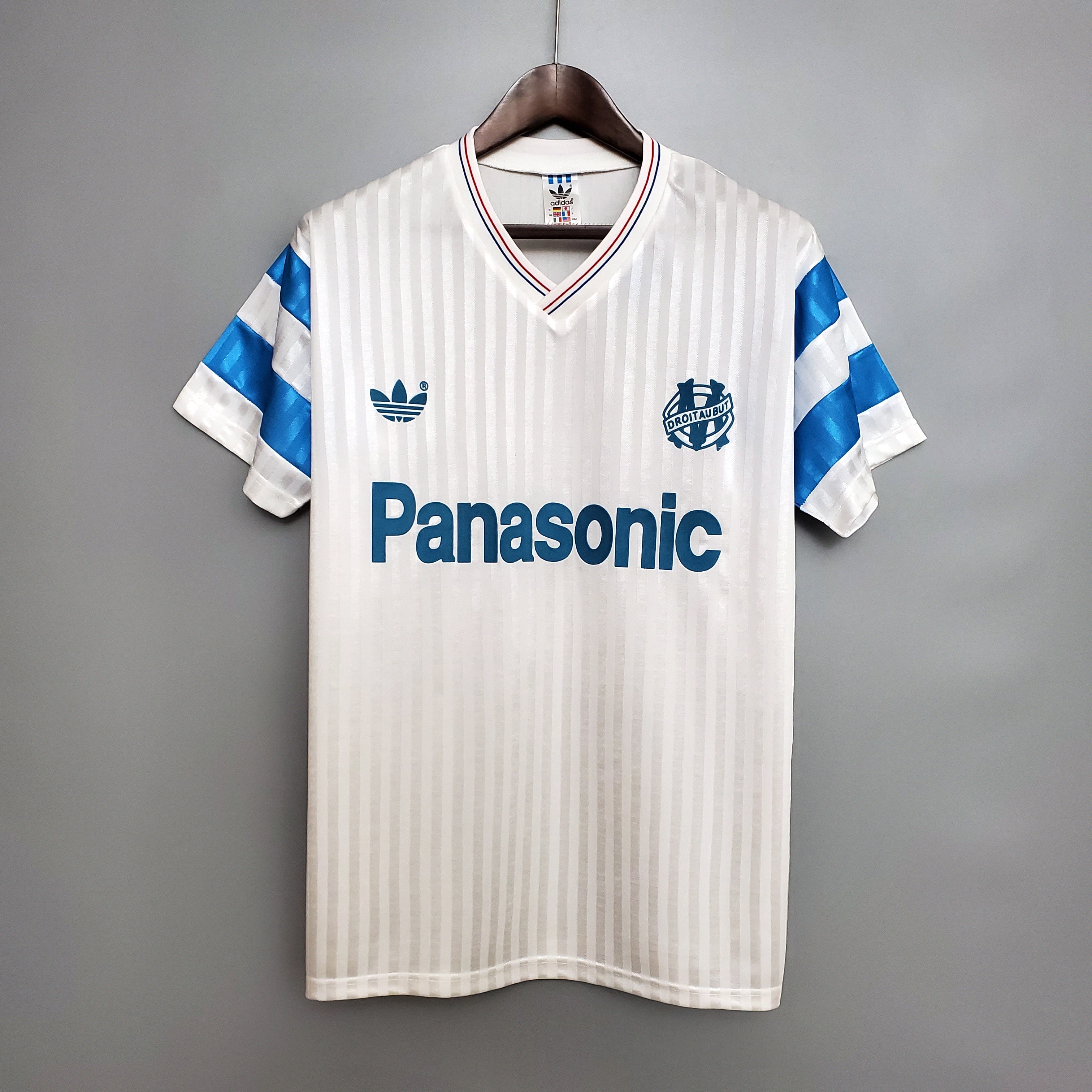 Olympique De Marseille 1990 - 1991 Home Retro Jersey