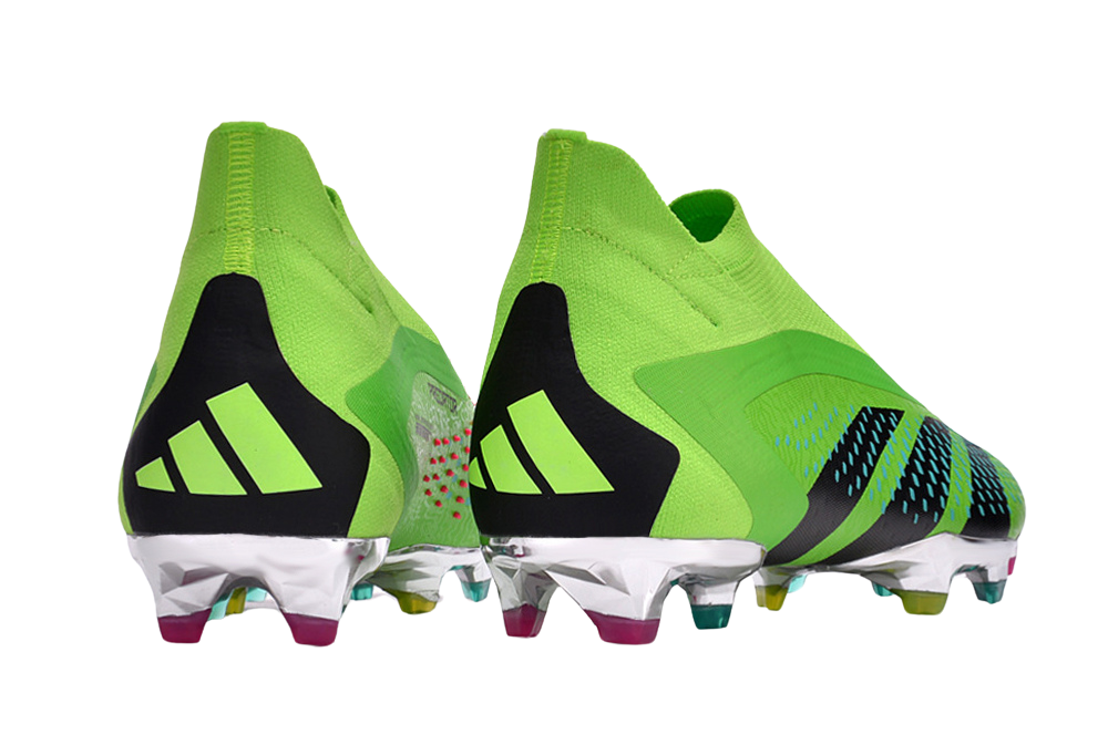 Predator Accuracy+ FG Firm Ground Soccer Cleats - Green/Blue/Black