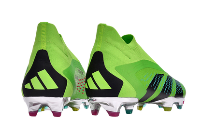 Predator Accuracy+ FG Firm Ground Soccer Cleats - Green/Blue/Black