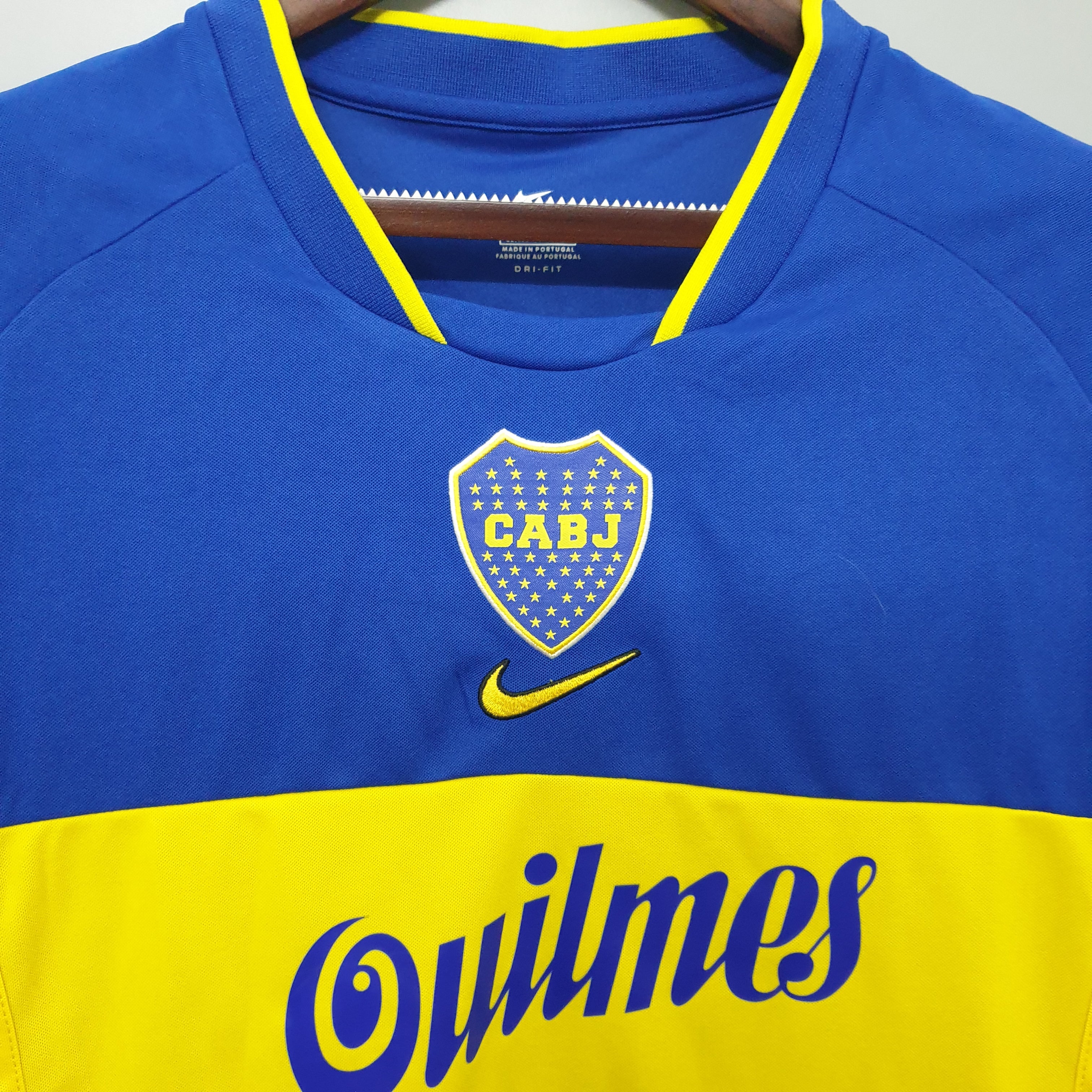 BOCA JUNIORS 2001 - 2002 HOME JERSEY