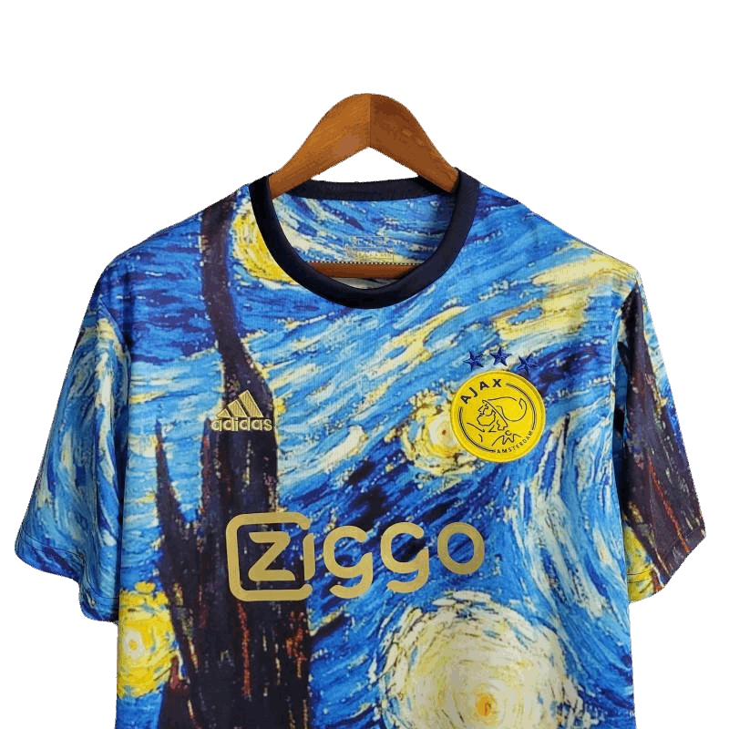 23/24 AJAX x Vincent Van Gogh Oil Painting Starry Night Special Edition kit- Fan version