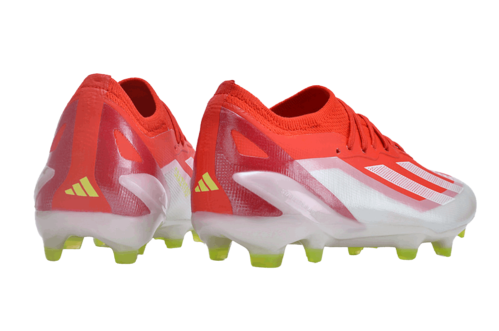 Cleats X Crazyfast.1 FG - Red/White/Solar Yellow