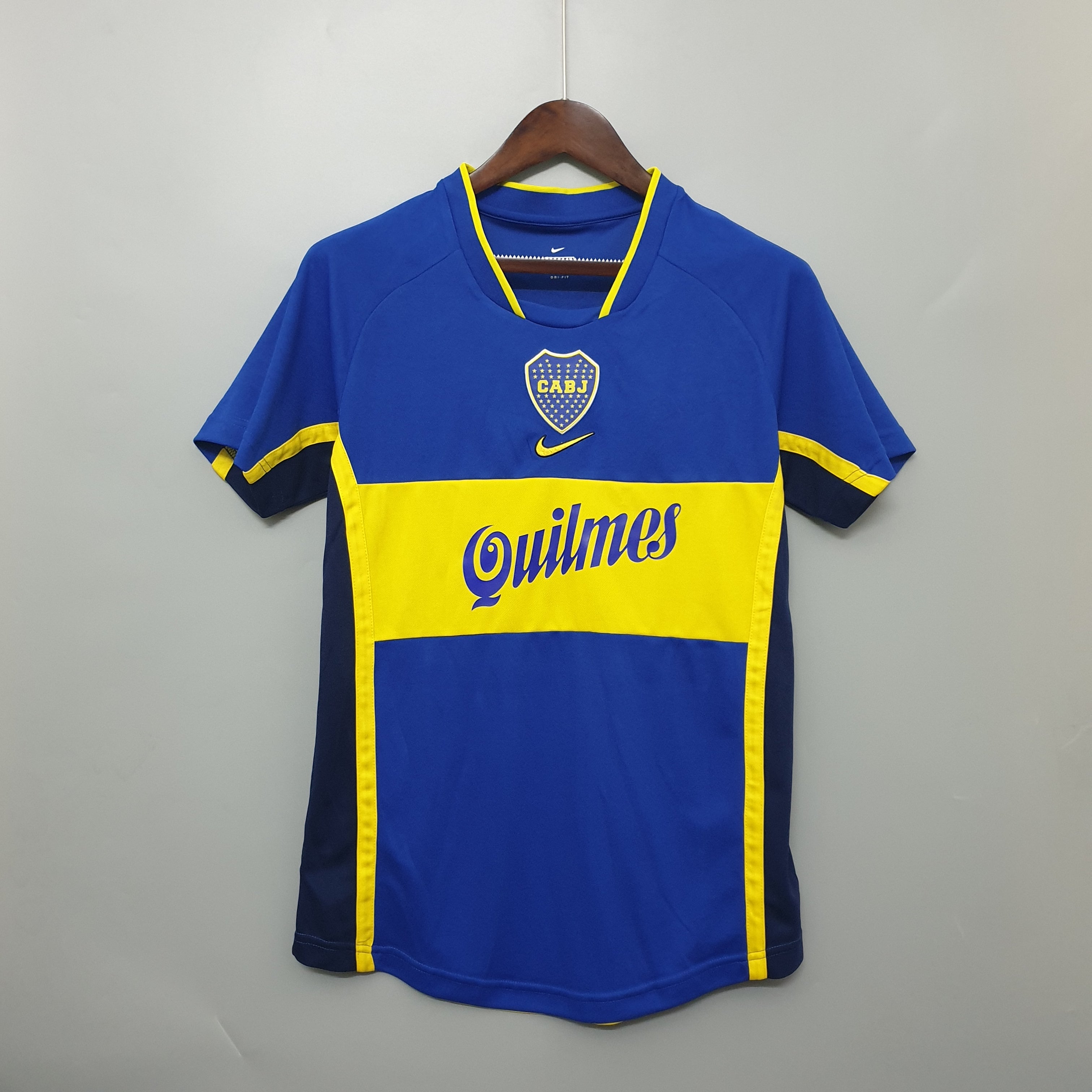 BOCA JUNIORS 2001 - 2002 HOME JERSEY