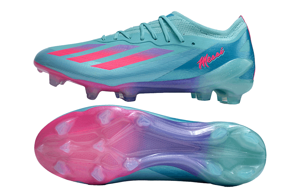 Cleats X Crazyfast FG Messi Turquoise Pink | Goatkits Store